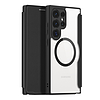 Dux Ducis Skin X Pro tok Samsung S24 Ultra készülékhez mágnesgyűrűvel és csappantyúval - fekete
