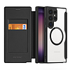 Dux Ducis Skin X Pro tok Samsung S24 Ultra készülékhez mágnesgyűrűvel és csappantyúval - fekete