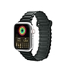 Dux Ducis Szíj (Armor Version) Szíj Apple Watch SE 8, 7, 6, 5, 4, 3, 2, 1 (41, 40, 38 mm) mágneses szilikon pántos karkötőhöz, zöld