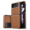 Dux Ducis Venice tok Samsung Galaxy Z Flip 4 bőrtokhoz barna
