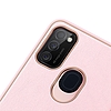Dux Ducis Yolo elegáns tok puha TPU és PU bőrből a Samsung Galaxy M30s rózsaszín telefonhoz