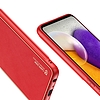 Dux Ducis Yolo elegáns tok puha TPU és PU bőrből Samsung Galaxy A72 4G piros