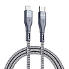 Duzzona - Adatkábel (A1) - USB-C a Lightninghez, PD 20 W, 480 Mbps, 1 m - Szürke (KF2312618)