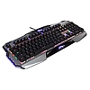 E-BLUE Mazer Mechanical 729 billentyűzet, játék, fekete, vezetékes USB, amerikai, mechanikus, megvilágított, kék kapcsolók (YCEBUB72BU00)