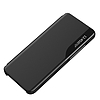 Eco Leather View Case elegáns tok fedéllel és állvánnyal iPhone 16e-hez - fekete