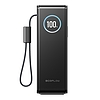 EcoFlow RAPID Powerbank 25000mAh, 170W beépített 100W-os kábelek. (EF-RAPID25K100W-B-EU)