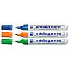 Edding 2000 alkoholos marker fekete, kerek hegy 1,5-3mm /01