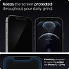 EDZETT ÜVEG Spigen GLAS.TR "EZ FIT" 2-CSOMAGOS IPHONE 12/12 PRO