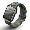 Egyedi szíj Aspen Apple Watch 44/42 / 45mm Series 4/5/6/7/8 / SE / SE2 Fonott zöld / cipruszöld