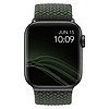 Egyedi szíj Aspen Apple Watch 44/42 / 45mm Series 4/5/6/7/8 / SE / SE2 Fonott zöld / cipruszöld
