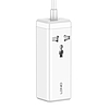 Elosztó 1 AC aljzattal, 2x USB, 2x USB-C LDNIO SC1418, EU/US, 2500 W, fehér (SC1418 EU)