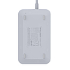 Elosztó 3 AC aljzattal, 4x USB, LDNIO SC3412, EU/US, 2500W, szürke (SC3412 EU)