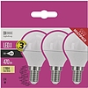 EMOS Classic LED izzó kisgömb E14 6W 470lm meleg fehér 3db (ZQ1220.3)