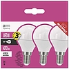 EMOS Classic LED izzó kisgömb E14 6W 470lm természetes fehér 3db (ZQ1221.3)