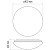 EMOS Cori mennyezeti lámpa mozgásérzékelővel 22W 1980lm IP44 term. fehér (ZM3413)