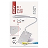 Emos EDDY asztali lámpa, fehér dimmelhető, 360lm (Z7599W)