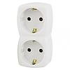 Emos elosztó adapter 2x2p+pe (P00252)
