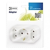 Emos elosztó adapter 3x (2x2p, 1x2p+pe) (P00272)