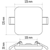 EMOS Exclusive LED panel beépíthető 11W 850lm IP65 természetes fehér (ZV2132)