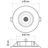 EMOS Exclusive LED spotlámpa 5W 450lm IP20 meleg fehér (ZD3121)