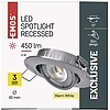 EMOS Exclusive LED spotlámpa 5W 450lm IP20 meleg fehér (ZD3221)
