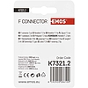 EMOS F Csatlakozó (CB500) 2db/bliszter