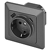 Emos Fali aljzat USB A+USB C, antracit (A6000.7)