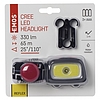 Emos fejlámpa COB+CREE LED 3×AAA 330lm (P3531)