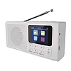Emos Hordozható rádió Bluetooth, MP3, DAB / DAB+ / FM, fehér színben (E0091)