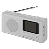 Emos Hordozható rádió Bluetooth, MP3, DAB / DAB+ / FM, fehér színben (E0091)