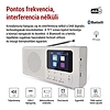 Emos Hordozható rádió Bluetooth, MP3, DAB / DAB+ / FM, fehér színben (E0091)