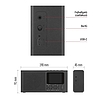 Emos Hordozható rádió Bluetooth, MP3, DAB / DAB+ / FM, fekete színű (E0090)