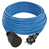 EMOS Időjárásálló lengőkábel 20 m / 1 csatlakozó / kék / szilikon / 230 V / 1,5 mm2 / IP44