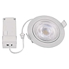 Emos LED beépíthető spotlámpa kör GERI 6,5W, 780lm, 105 × 40 mm, fekete (ZV1160)