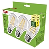 EMOS LED izzó Filament A60-körte / E27 / 5 W (75 W) / 1 060 lm / meleg fehér. 3db/doboz