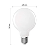 Emos LED izzó Filament G95 / E27 / 7,8 W (75 W) / 1055 lm / Természetes fehér (ZF2D53)
