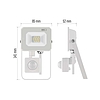 Emos LED reflektor SIMPO PIR 10W, 1000 lm semleges fehér, IP44 (ZS2313W)