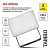 Emos LED reflektor TAMBO, 10W, 1000 lm, természetes fehér, IP65, fekete (ZS2512)