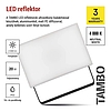 Emos LED reflektor TAMBO, 20 W, 2000 lm, természetes fehér, IP65, fekete (ZS2522)