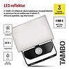 Emos LED reflektor TAMBO PIR, 10 W, 1000 lm, természetes fehér, fekete (ZS2912)