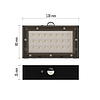 EMOS LED SOLAR lámpatest BRIXO PIR, 350lm IP65 természetes fehér (ZG162S)