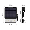 EMOS LED SOLAR reflektor hordozható SUNNO, PIR, 1300lm IP54 természetes fehér (ZG112S)