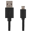 EMOS MicroUSB / USB-A 2.0 Töltő és adatkábel, 2.0, fekete szín, 2 m