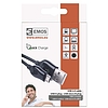 EMOS MicroUSB / USB-A 2.0 Töltő és adatkábel, 2.0, Quick Charge, fekete szín, 1 m