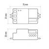 Emos mozgásérzékelő MW fehér (G1210)