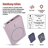 EMOS Powerbank WI 522, 5 000 mAh, 20 W+Wireless, lazac (B0555S)