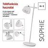 EMOS Sophie LED asztali lámpa, újratölthető, 200 lm, fehér (Z7635W)