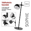 EMOS Sophie LED asztali lámpa, újratölthető, 200 lm, fekete (Z7635B)