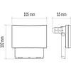 EMOS Tambo LED reflektor 10W 800lm IP65 természetes fehér (ZS2511)