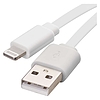 EMOS Töltő- és adatkábel USB-A 2.0 / Lightning MFi, 1 m, fehér